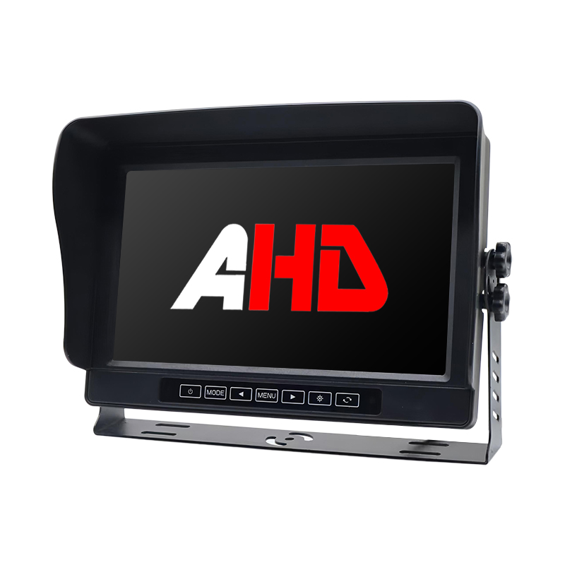 10.1 Inch IP69K Waterproof 2CH AHD Inputs Touch Buttons Vehicle Monitor