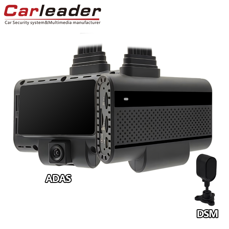 Carleader 4CH ADAS+DSM DVR AI Dash Camera for Car-Hailing Management