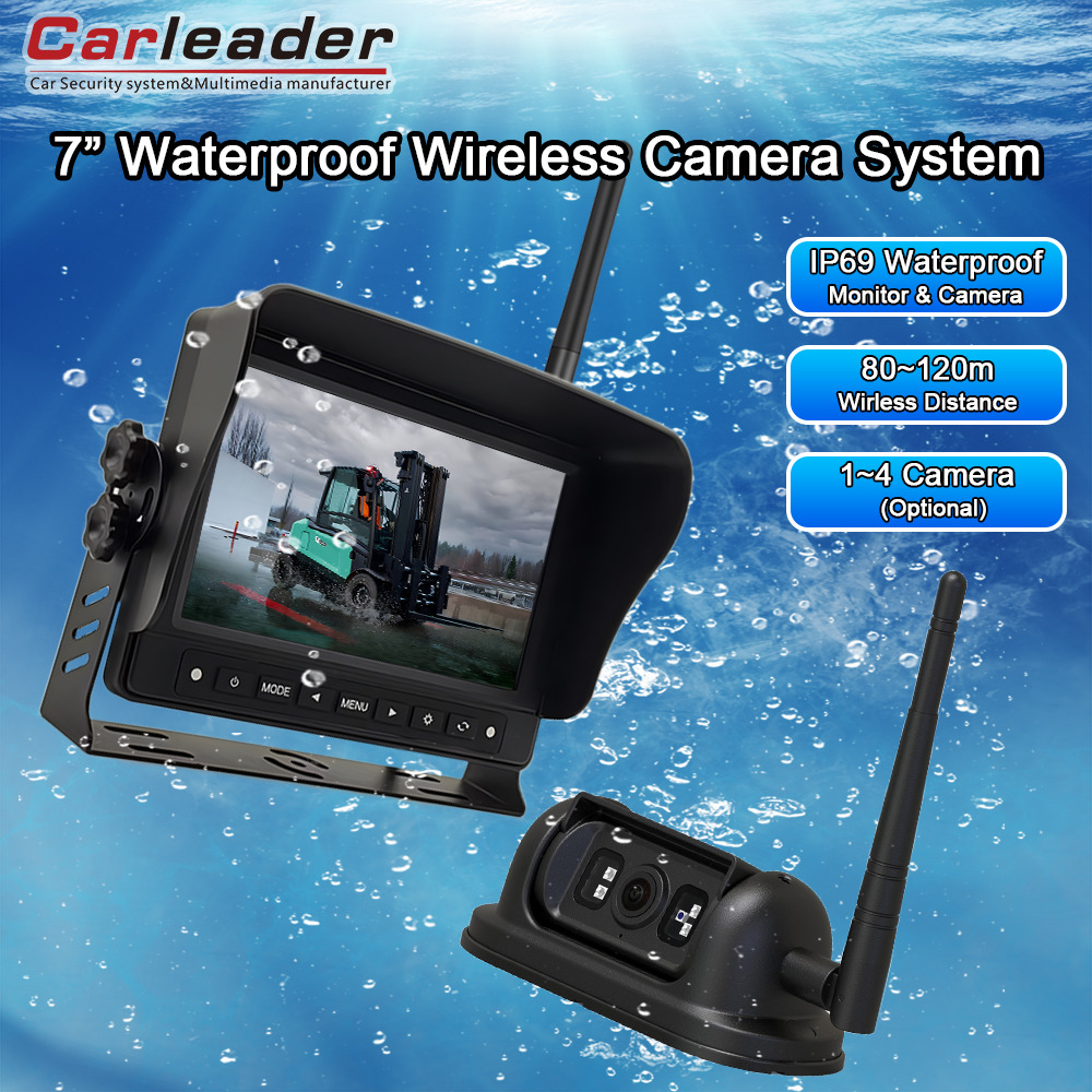 Upgrade your surveillance capabilities with Carleader 7-Inch 2.4G Digital Wireless Waterproof Monitoring System