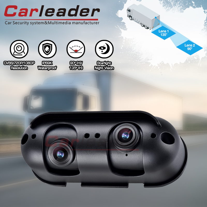 Carleader Starlight Waterproof Dual Lens HD Heavy Duty Rear View Camera: See Clearly, Drive Confidently.