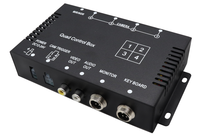 Vehicle AHD Video Splitter Box with DVR Recording Function