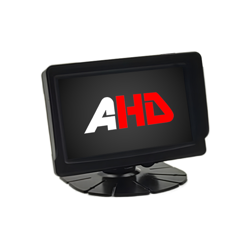 Carleader 5 Inch 2CH AHD Inputs Vehicle Backup Monitor - AHD Monitor Conbined with Compact and Functional