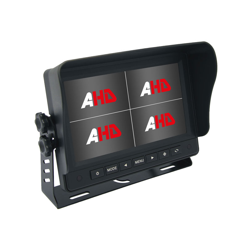 Carleader 7 Inch 4CH Quad View Display AHD Vehicle Monitor for Clear, Reliable Vehicle Surveillance