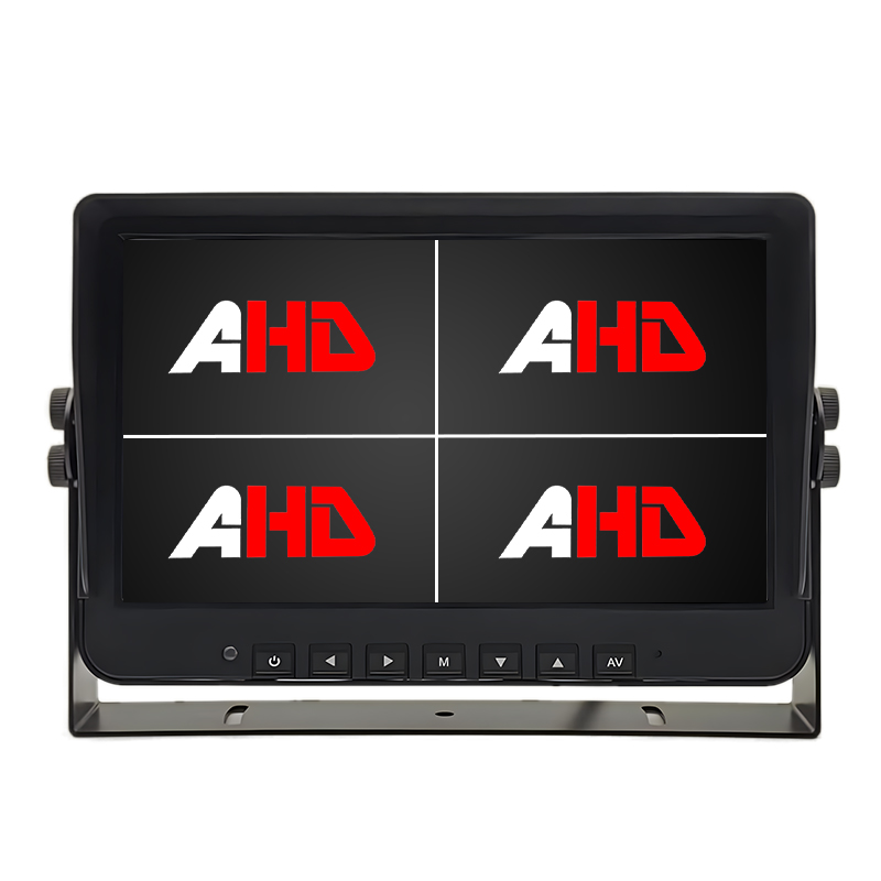 Carleader 10.1 Inch 4CH Quad Display Heavy Duty Vehicle AHD Monitor