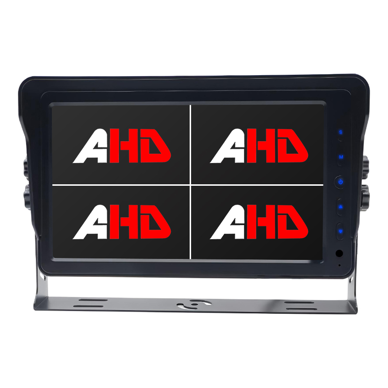 Carleader New 10.1 Inch AHD Quad View Display Heavy Duty Commercial Bus Truck Monitor