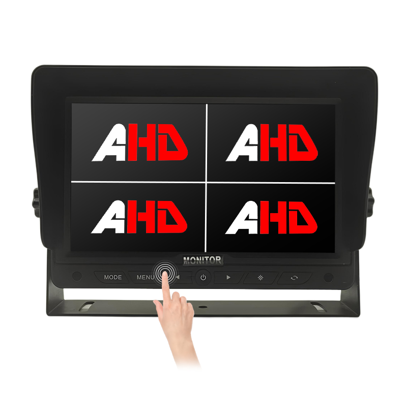 Carleader 7 Inch Quad Split Screen AHD Touch Buttons Reversing Monitor Carleader 7 Inch Quad Split Screen AHD Touch Buttons Reversing Monitor