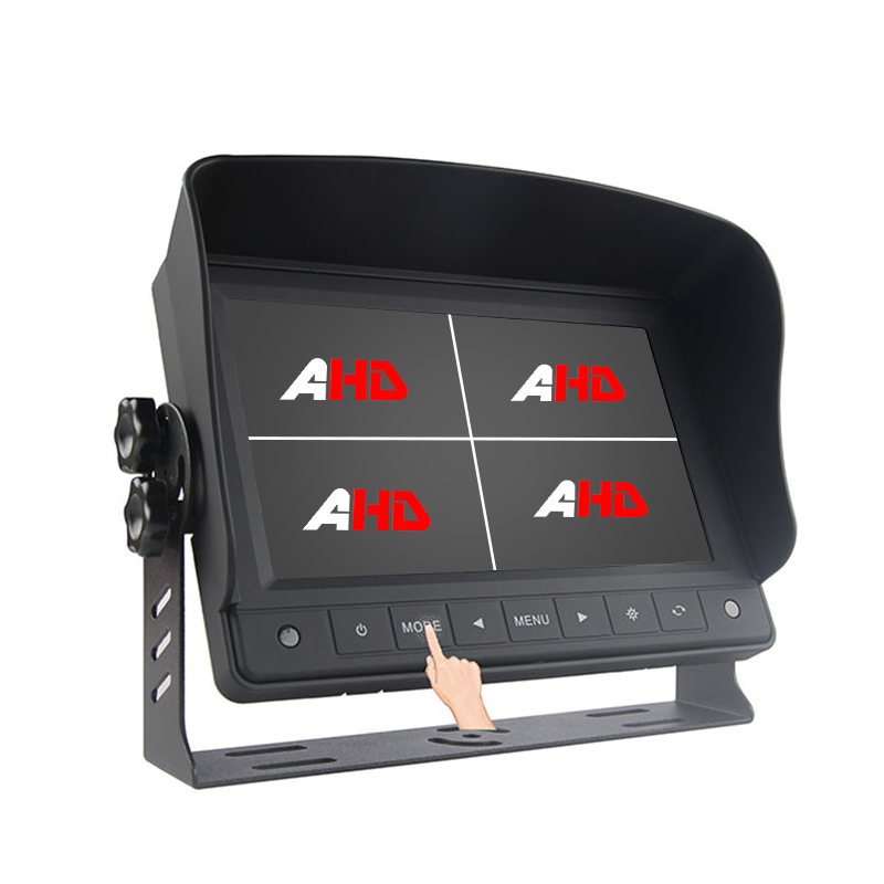 Carleader 7 Inch Quad Split Display Vehicle Touch Buttons AHD Monitor Carleader 7 Inch Quad Split Display Vehicle Touch Buttons AHD Monitor