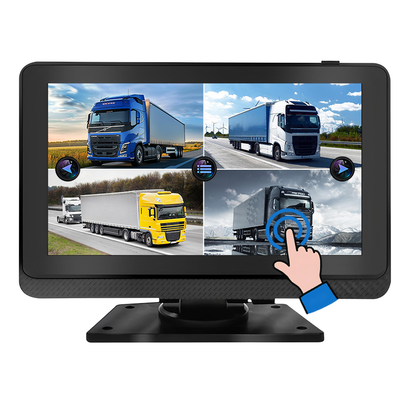 Carleader  7 Inch Touch Screen DVR Recording Monitor for Advanced Commercial Vehicle Monitoring