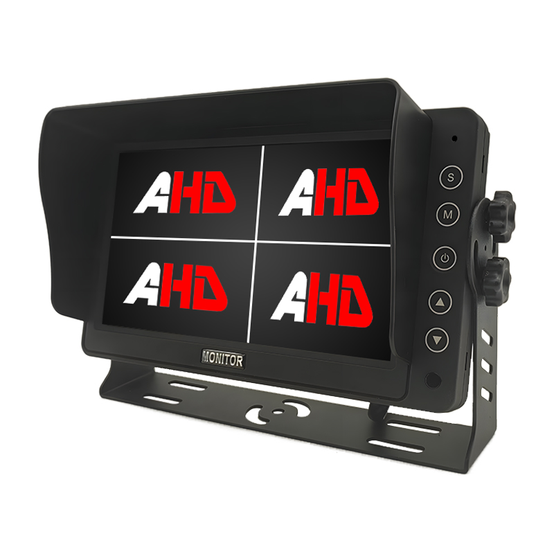 Need a 7-Inch Vehicle Monitor with 4 Camera Inputs and Recording?
