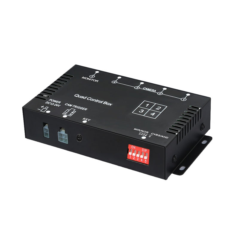 4CH AHD 720P/CVBS Vehicle Video Splitter for Truck Camera Systems