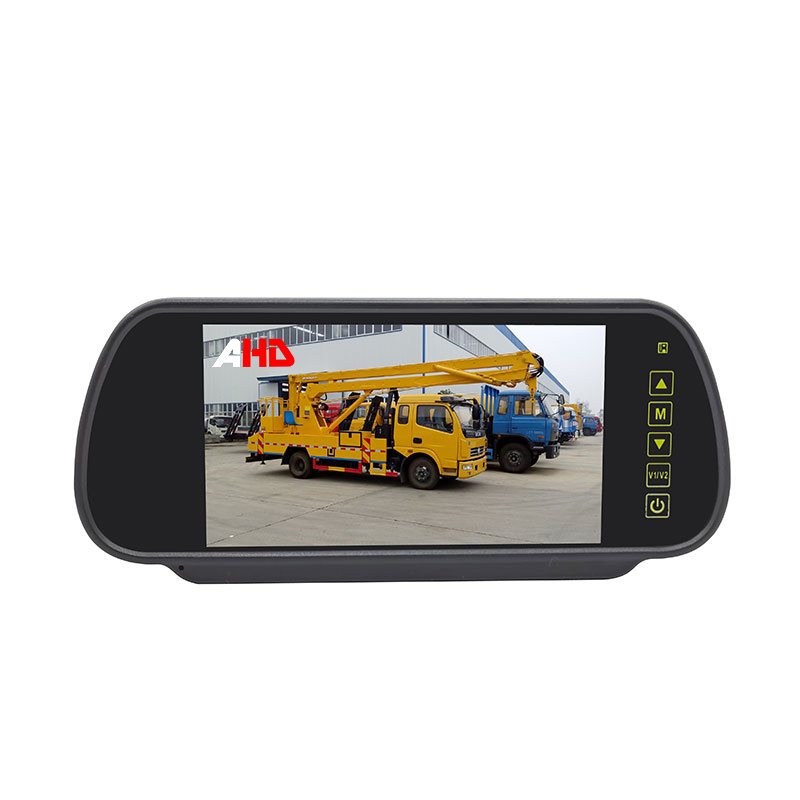 7 Inch Car Mirror Monitor AHD Digital Rear View Mirror Monitor for Truck Bus Commercial Vehicle