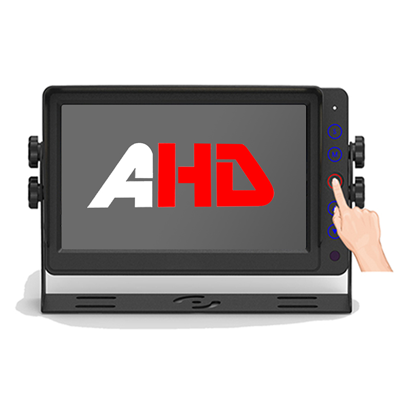 7 Inch Commercial Vehicle Monitor with AHD Video Inputs and Remote Control