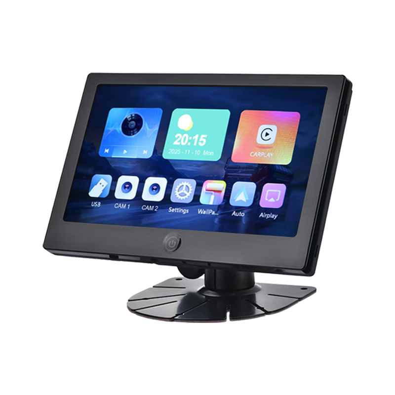 7 Inch IPS 2AV AHD Vehicle Monitor Support CarPlay Multimedia