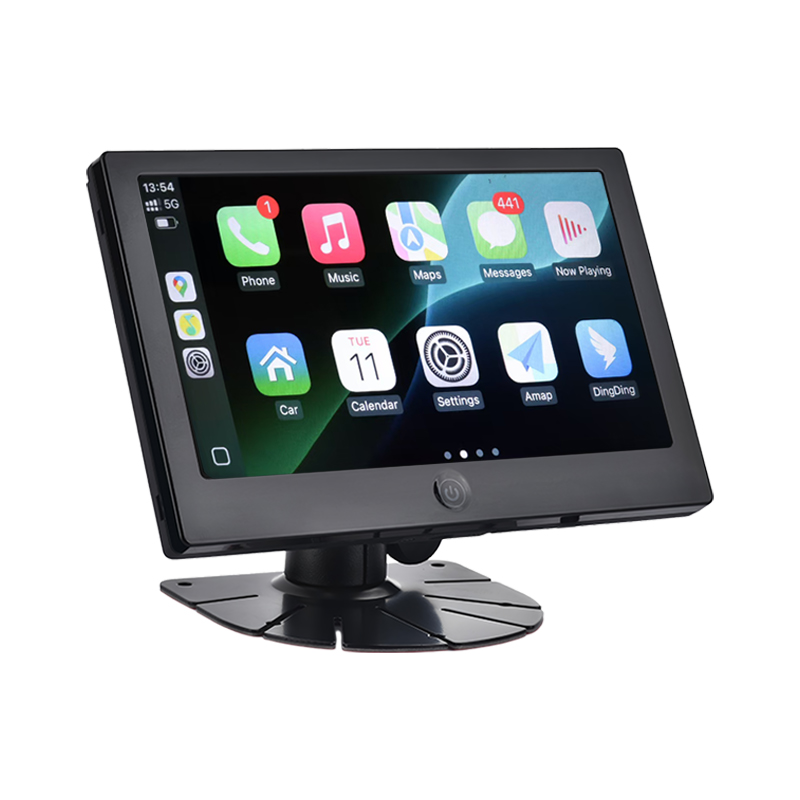 7 Inch IPS Commercial Vehicle AHD Monitor Support CarPlay Multimedia