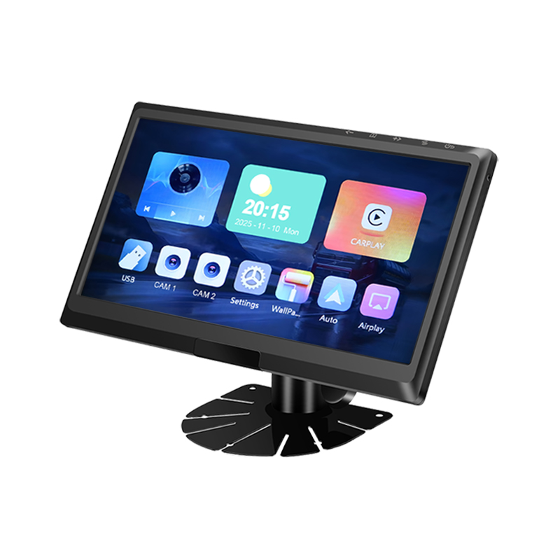 9 Inch IPS 2AV AHD Vehicle Monitor Support CarPlay Multimedia