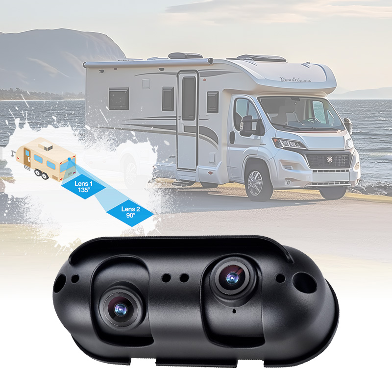 AHD Starlight Dual Lens Rear View Camera fit For RV Motorhome