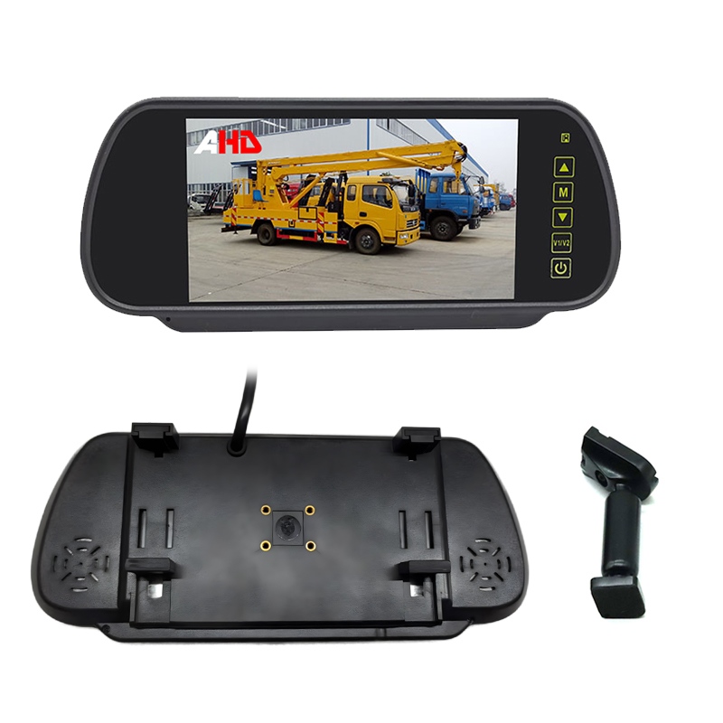 Dual Installation 7 Inch 2AV Inputs AHD Rear View Mirror Monitor