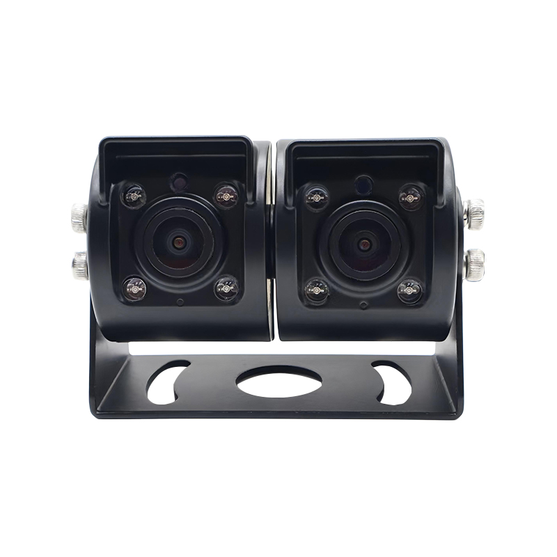 Dual Lens Truck Camera with Independent Lens Adjustment and IR Night Vision